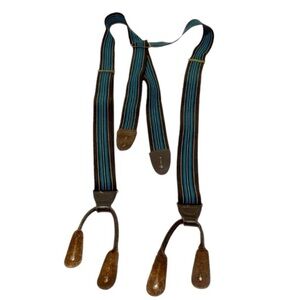 Mens Vintage Striped Braces